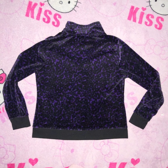 y2k velour zip sweatshirt - Picture 4 of 6